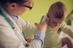 doctor checking for ear infections